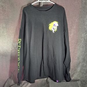 Retrokid x Beetlejuice The Animated Series Black Graphic Long Sleeve VG 3X OOP